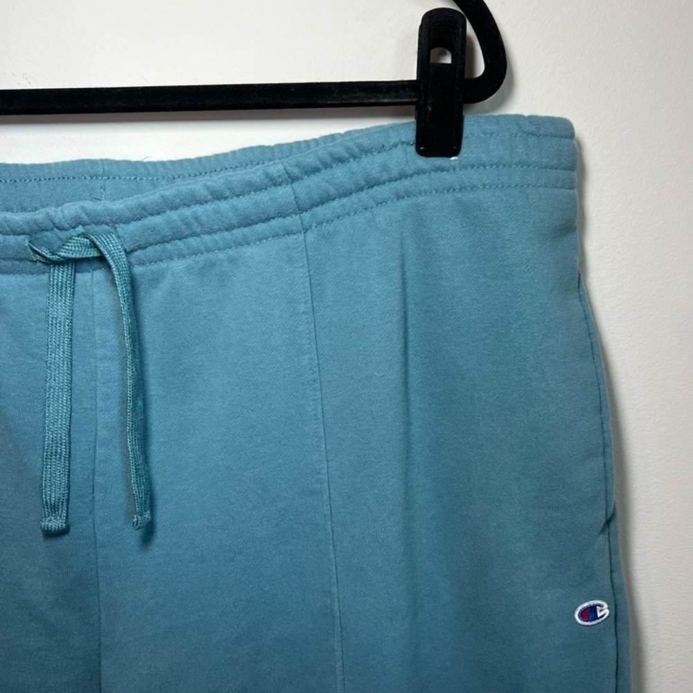 Champion Pintuck Brushed Fleece Jogger Sweatpants Aqua Tonic Lounge Women's XXL - Picture 5 of 12